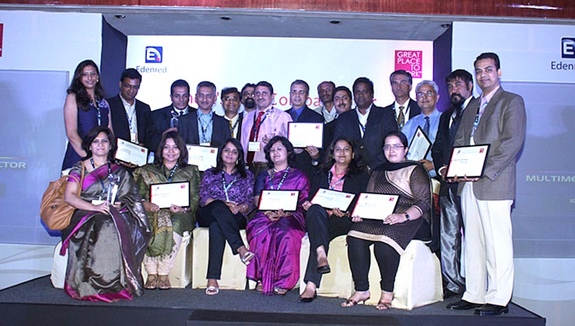 Great Place to WorkÂ® Award for Indiaâ€™s Best Companies Study 2012