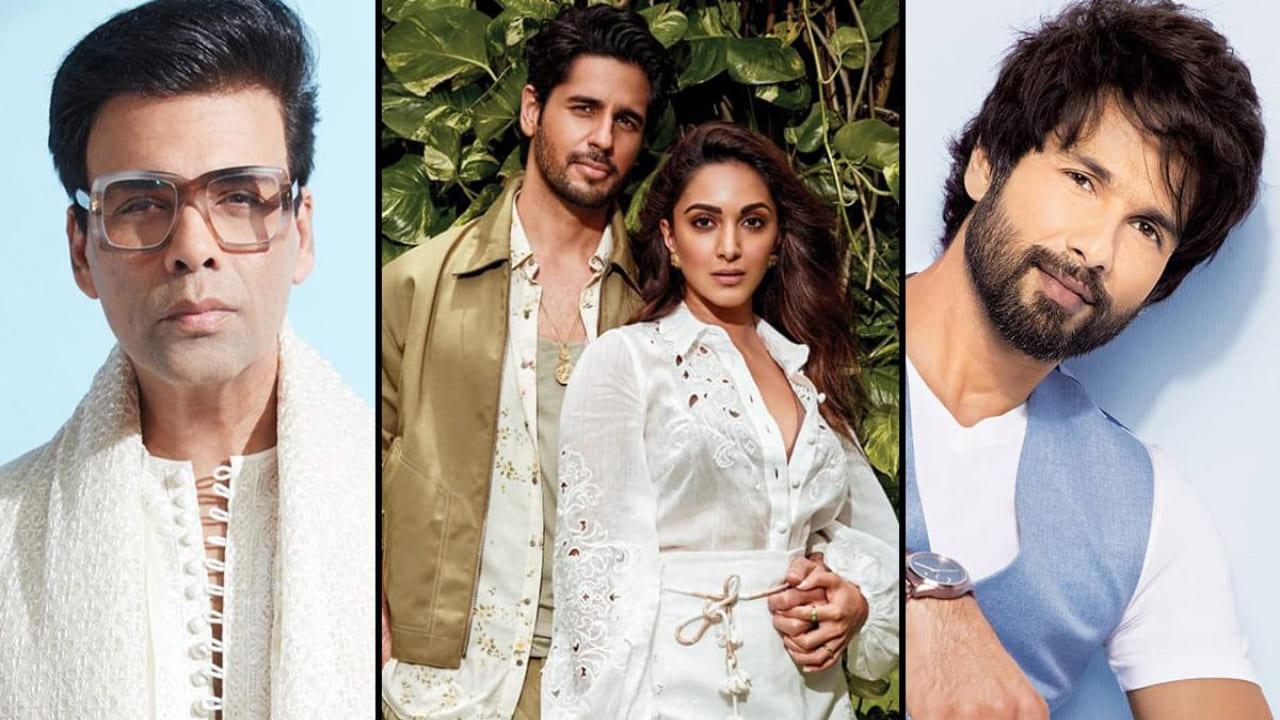 Sidharth Malhotra-Kiara Advani Wedding: Karan Johar And Shahid Kapoor ...