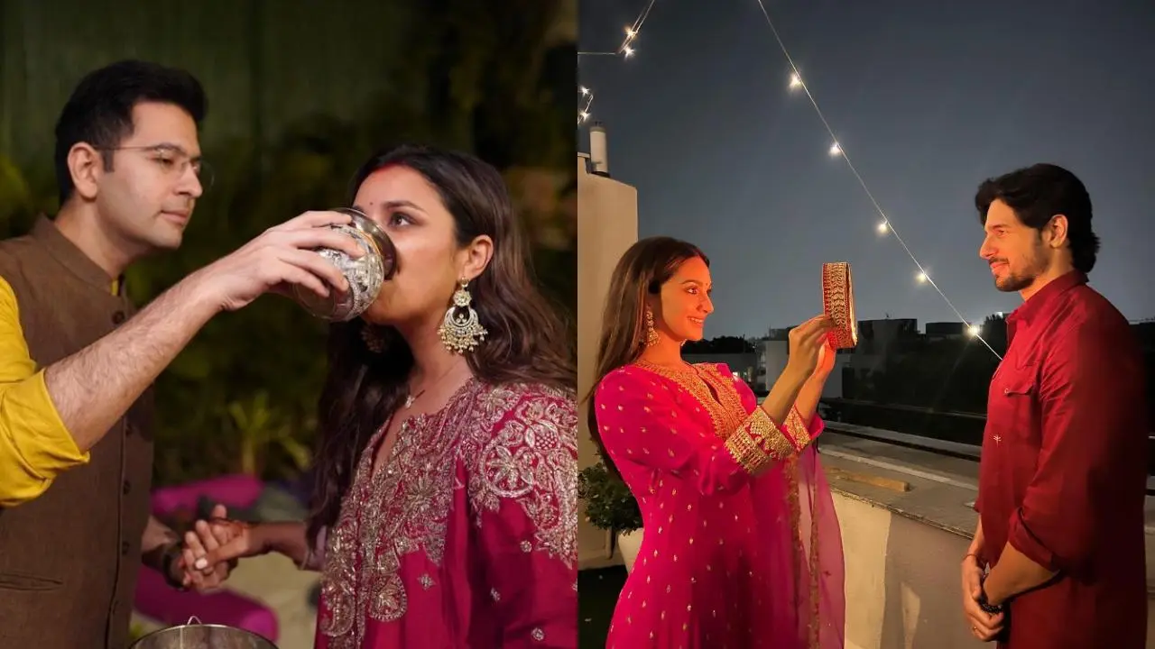 Karwa Chauth 2022 gorgeous looks of Bollywood newly weds; Katrina Kaif to  Mouni Roy and more
