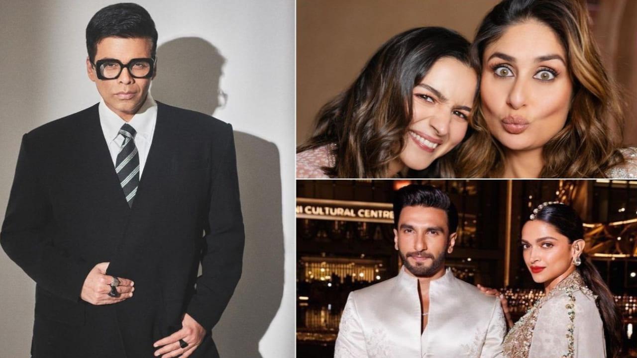 Koffee With Karan 8 Guest List Ranveer Deepika, KareenaAlia, Rohit