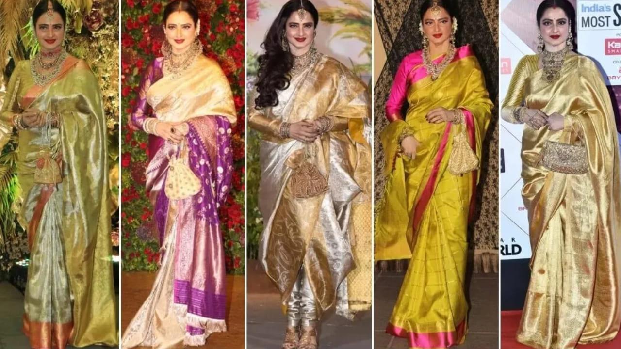 Birthday Special: These 9 pictures of Rekha prove that she's the ultimate  diva of Bollywood